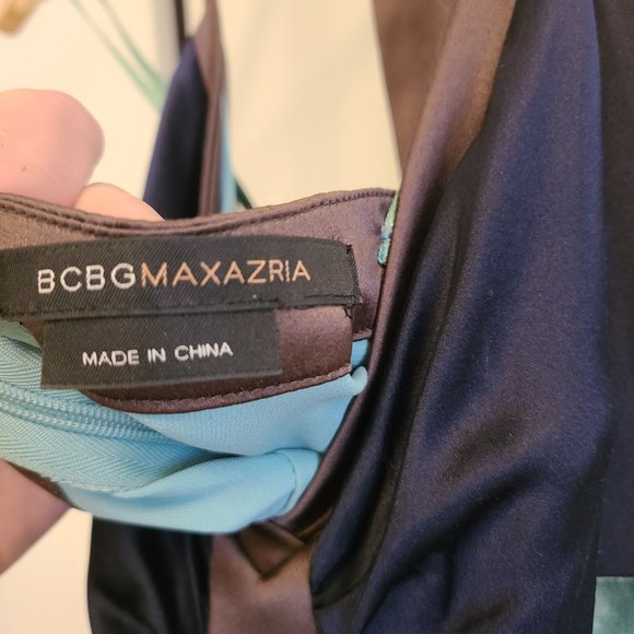 BCBG colour block halter dress - Picture 3 of 9